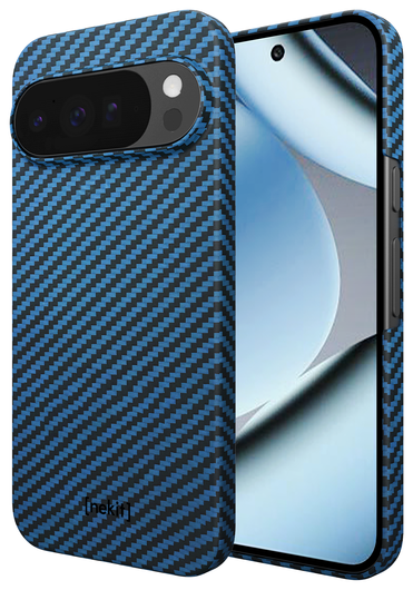 NEKIT Fiber PixelSnap Google Pixel 10 / 10 Pro Hoesje MagSafe / Qi2 Kevlar Blauw afbeelding 10
