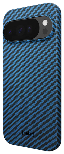NEKIT Fiber PixelSnap Google Pixel 10 / 10 Pro Hoesje MagSafe / Qi2 Kevlar Blauw afbeelding 13