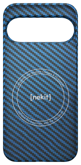 NEKIT Fiber PixelSnap Google Pixel 10 / 10 Pro Hoesje MagSafe / Qi2 Kevlar Blauw afbeelding 15