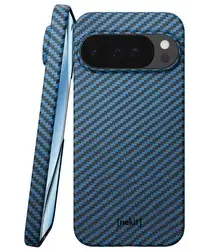 NEKIT Fiber PixelSnap Google Pixel 10 Pro XL Hoesje MagSafe / Qi2 Kevlar Blauw afbeelding