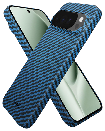 NEKIT Fiber PixelSnap Google Pixel 10 Pro XL Hoesje MagSafe / Qi2 Kevlar Blauw afbeelding 2