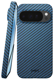 NEKIT Fiber PixelSnap Google Pixel 10 Pro XL Hoesje MagSafe / Qi2 Kevlar Blauw