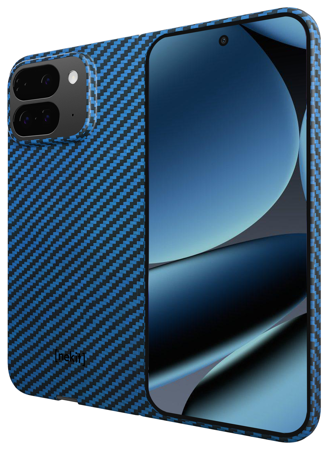 NEKIT Fiber PixelSnap Google Pixel 10 Pro Fold Hoesje MagSafe / Qi2 Kevlar Blauw afbeelding 10