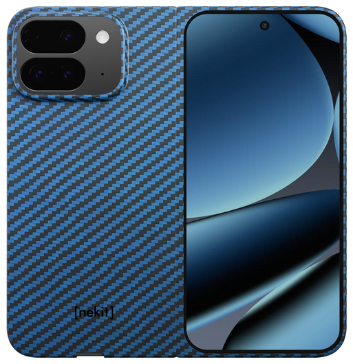 NEKIT Fiber PixelSnap Google Pixel 10 Pro Fold Hoesje MagSafe / Qi2 Kevlar Blauw afbeelding 9