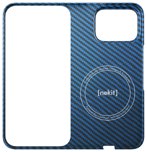 NEKIT Fiber PixelSnap Google Pixel 10 Pro Fold Hoesje MagSafe / Qi2 Kevlar Blauw afbeelding 11