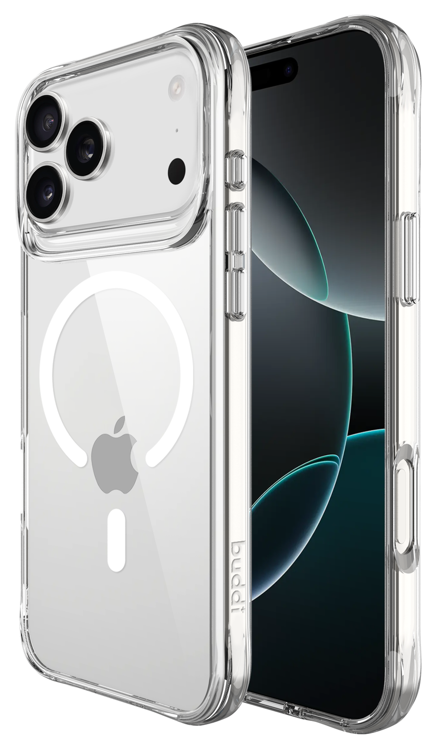 Buddi Core Apple iPhone 17 Pro Max Hoesje MagSafe Back Cover Clear afbeelding 1