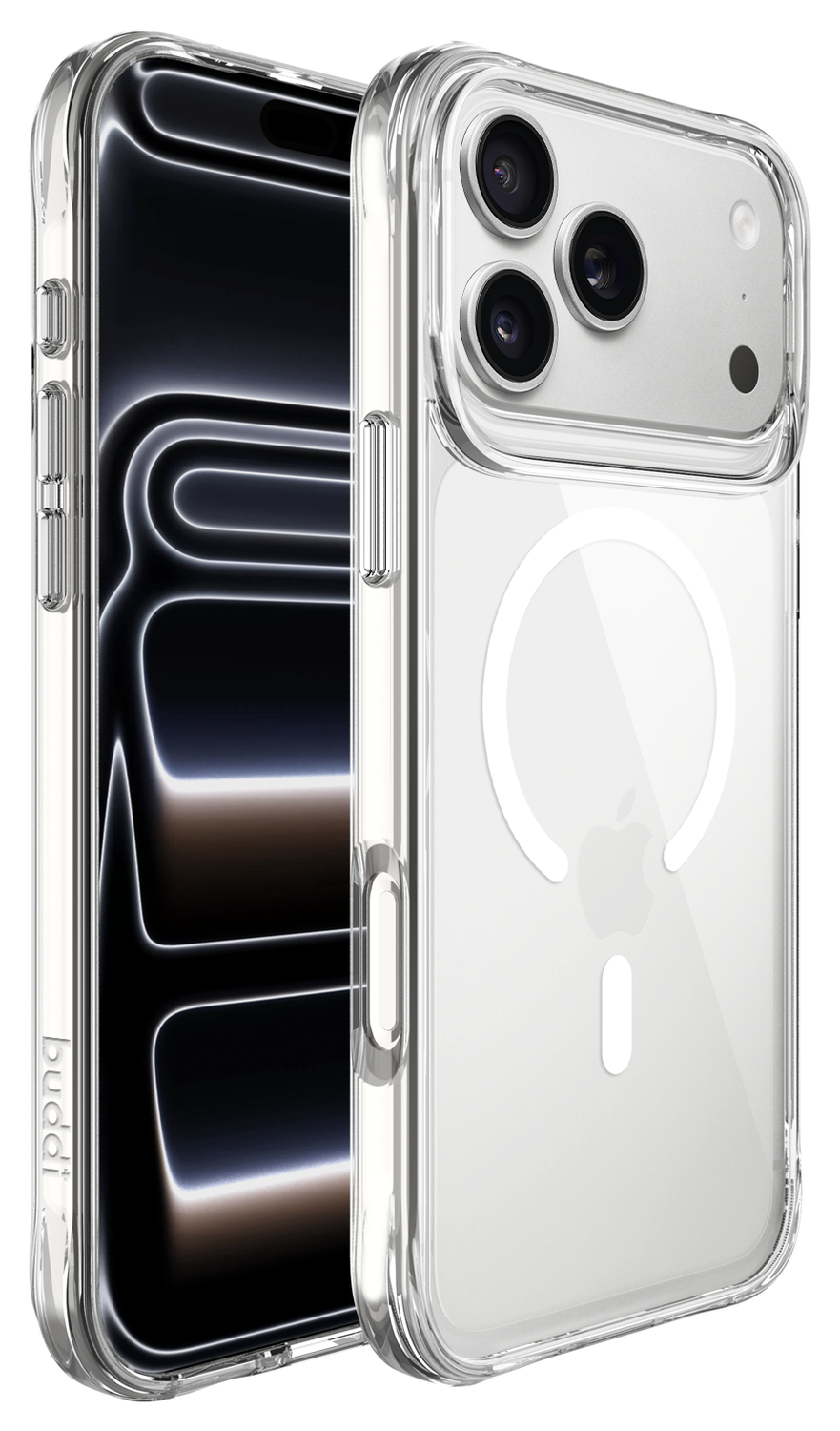 Buddi Core Apple iPhone 17 Pro Max Hoesje MagSafe Back Cover Clear afbeelding 9