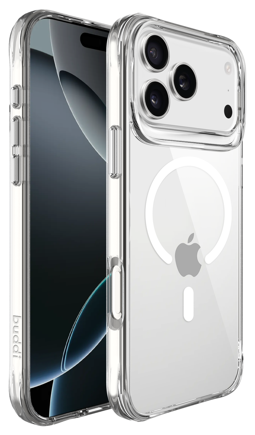 Buddi Core Apple iPhone 17 Pro Max Hoesje MagSafe Back Cover Clear afbeelding 8
