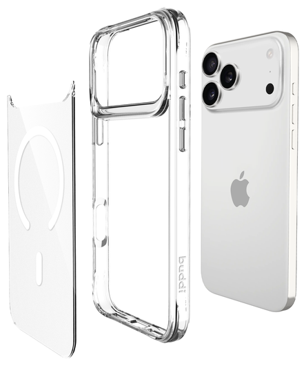 Buddi Core Apple iPhone 17 Pro Max Hoesje MagSafe Back Cover Clear afbeelding 10