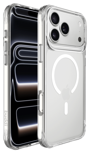 Buddi Core Apple iPhone 17 Pro Hoesje MagSafe Back Cover Matte Clear afbeelding 8