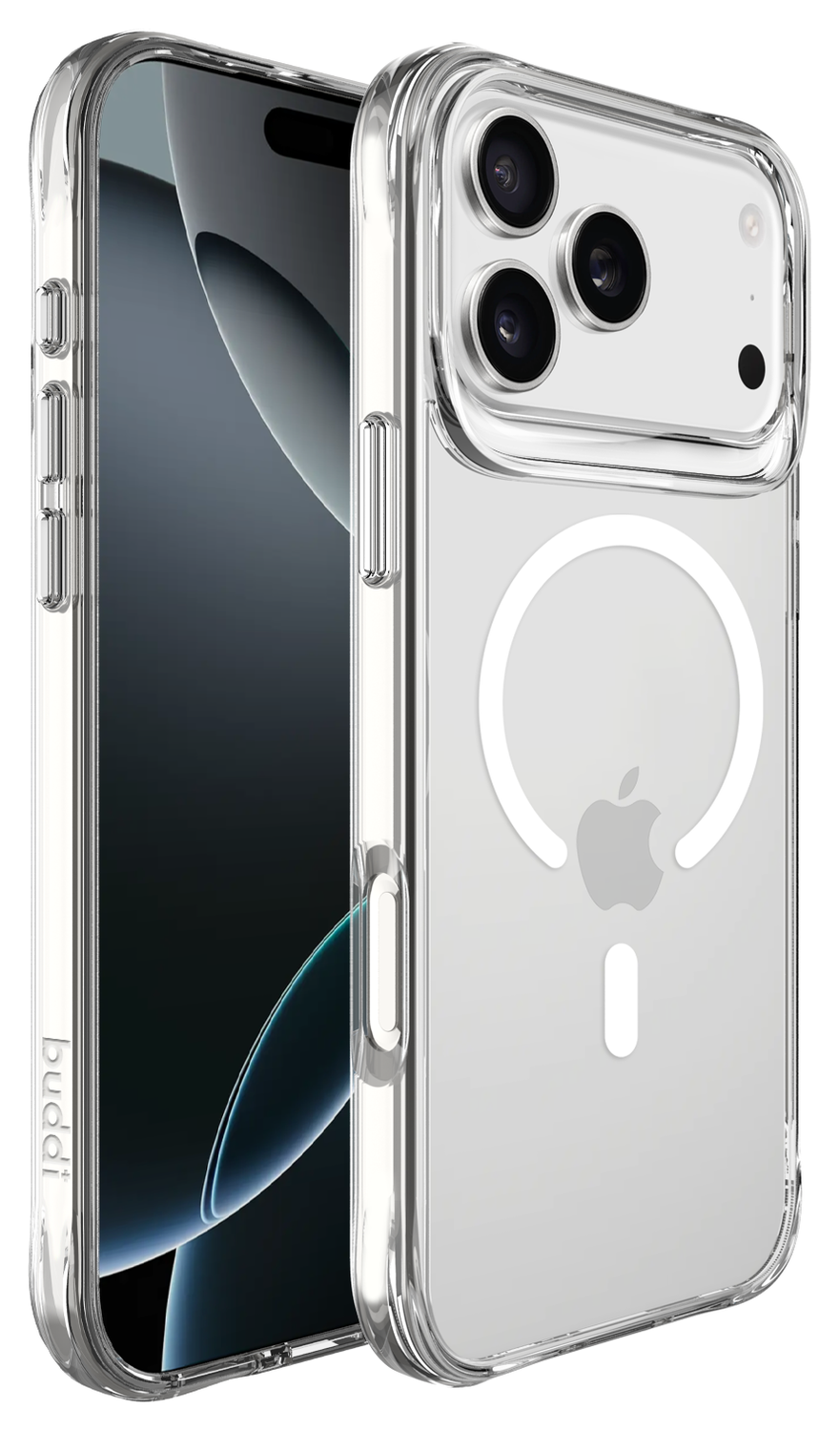 Buddi Core Apple iPhone 17 Pro Max Hoesje MagSafe Back Cover Matte Clear afbeelding 8