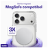 Buddi Core Apple iPhone 17 Pro Max Hoesje MagSafe Back Cover Matte Clear afbeelding 3