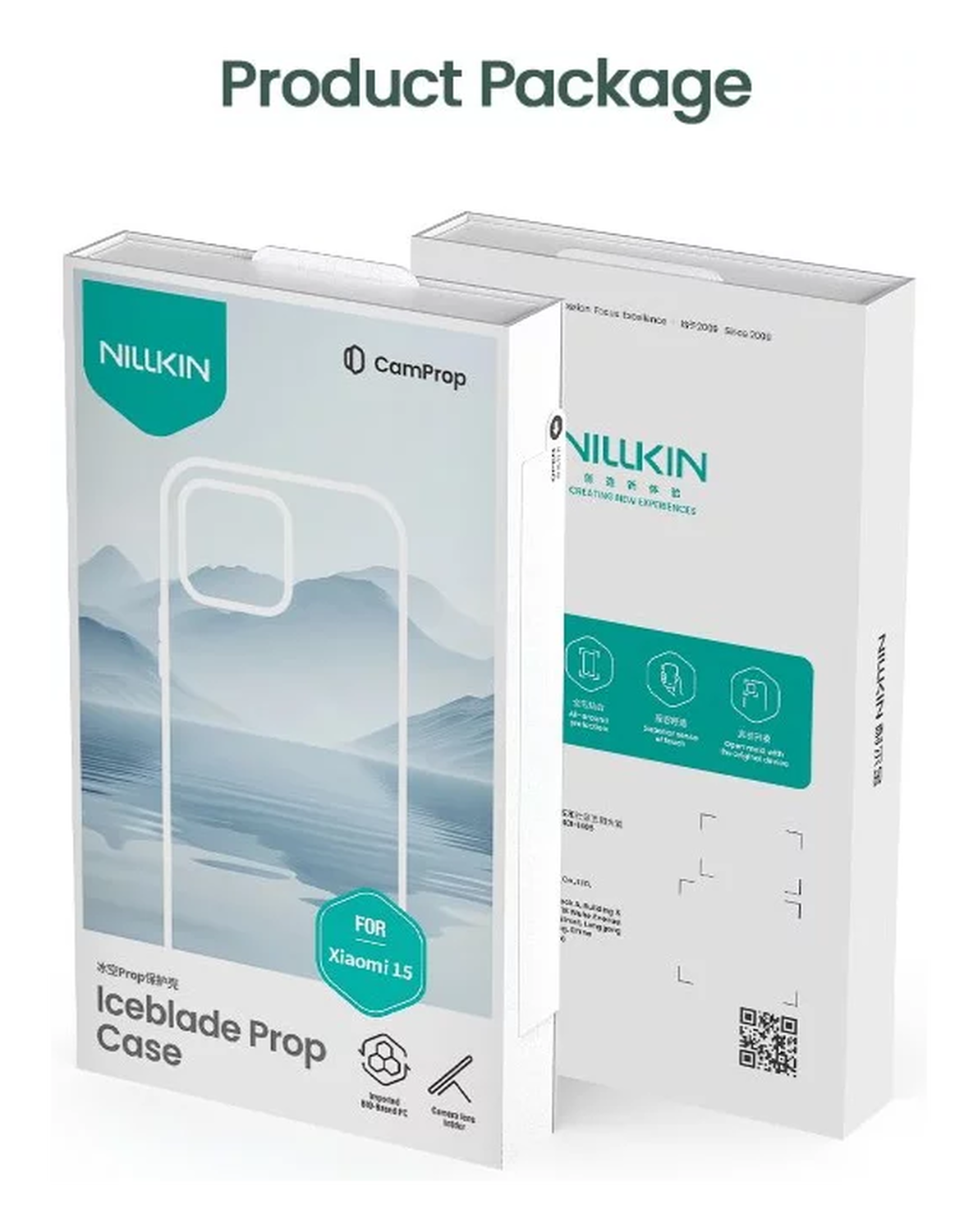 Nillkin IceBlade Prop Xiaomi 15 Hoesje MagSafe / Qi2 Zwart afbeelding 9