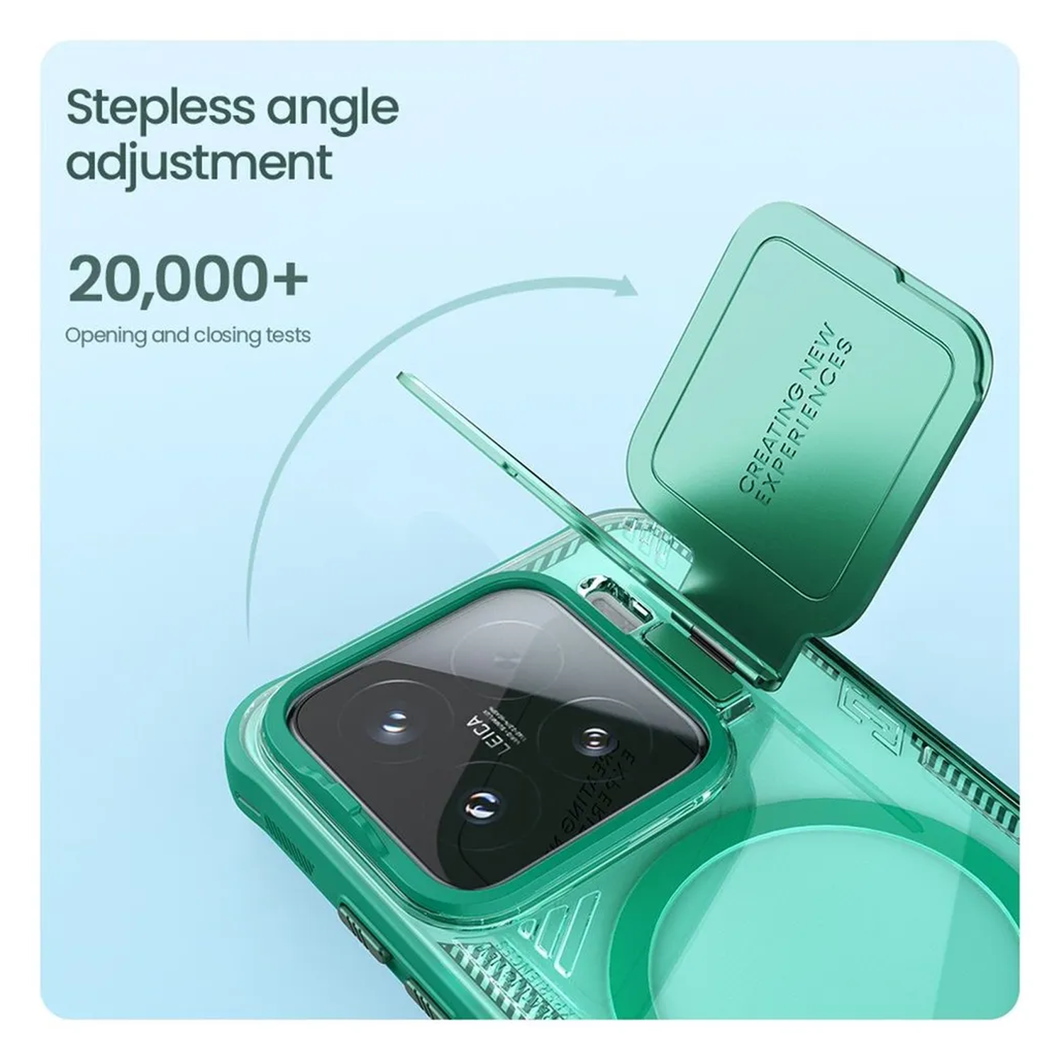 Nillkin IceBlade Prop Xiaomi 15 Hoesje MagSafe / Qi2 Groen afbeelding 10
