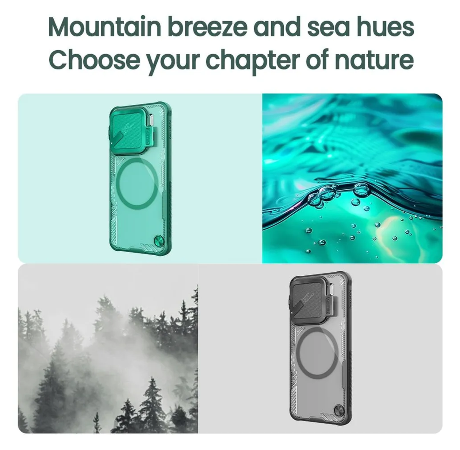 Nillkin IceBlade Prop Xiaomi 15 Hoesje MagSafe / Qi2 Groen afbeelding 12