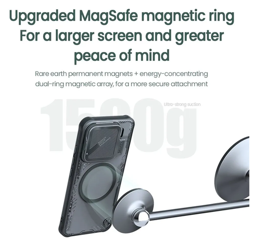Nillkin IceBlade Prop Xiaomi 15 Hoesje MagSafe / Qi2 Groen afbeelding 11