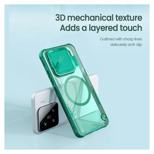 Nillkin IceBlade Prop Xiaomi 15 Hoesje MagSafe / Qi2 Groen afbeelding 6
