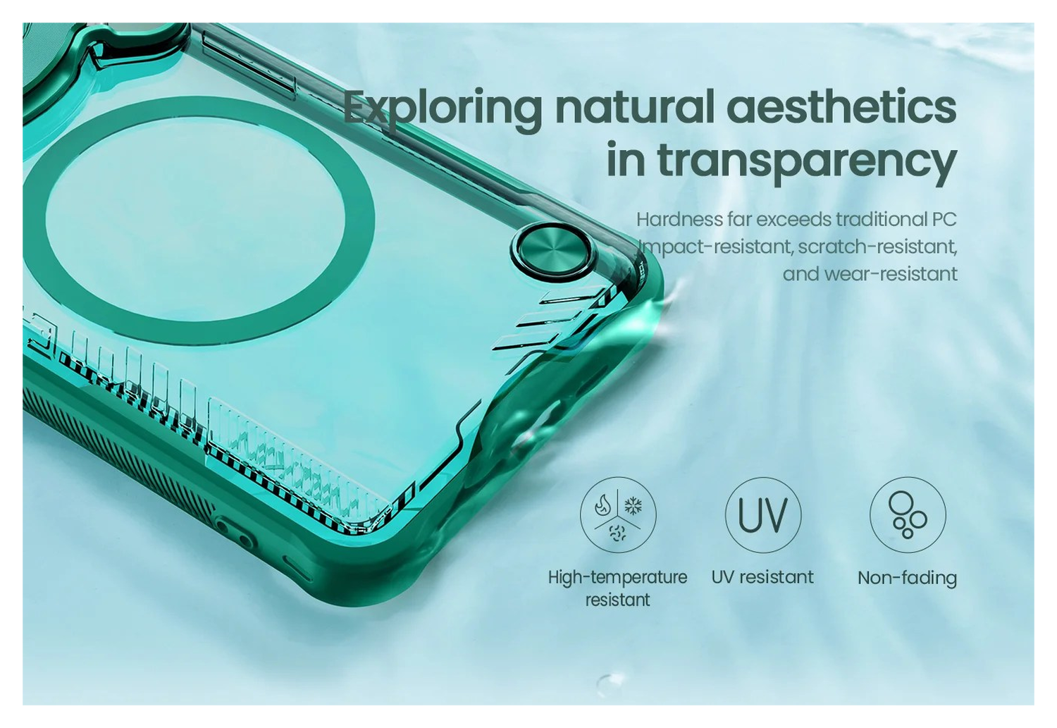 Nillkin IceBlade Prop Xiaomi 15 Ultra Hoesje MagSafe / Qi2 Groen afbeelding 4
