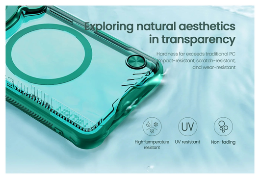Nillkin IceBlade Prop Xiaomi 15 Ultra Hoesje MagSafe / Qi2 Groen afbeelding 4