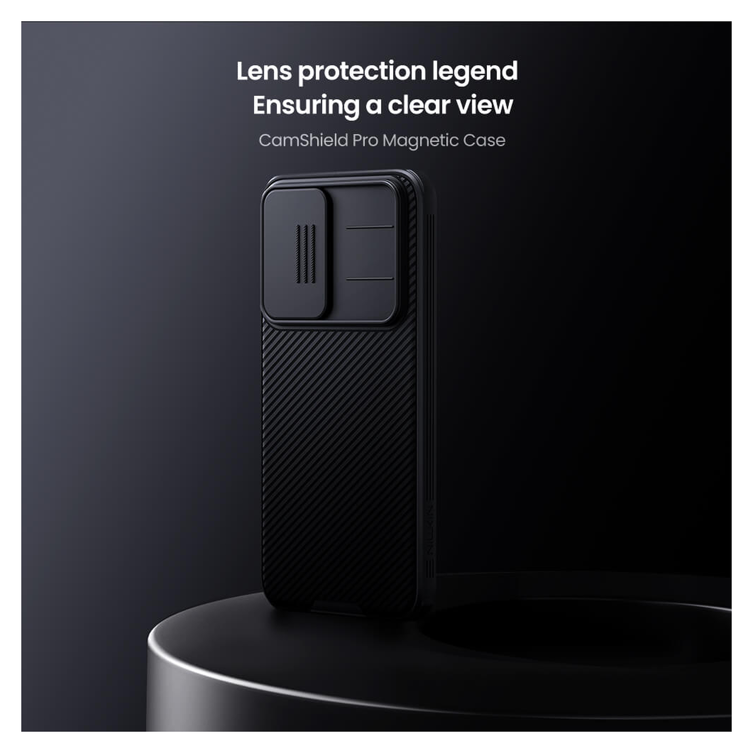 Nillkin CamShield MagSafe Xiaomi Poco F7 Hoesje Camera Slider Zwart afbeelding 3