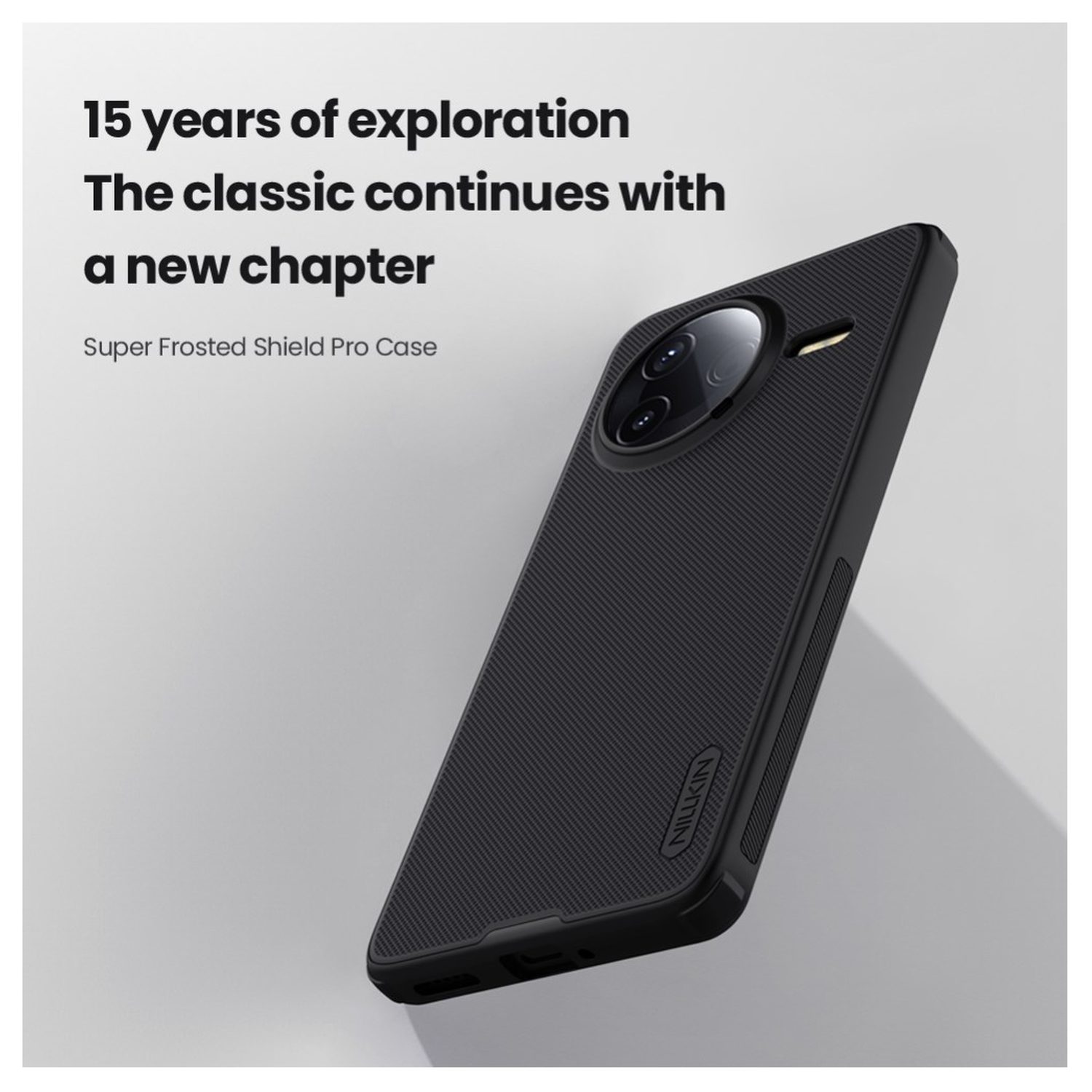 Nillkin Super Frosted Shield Xiaomi Poco F7 Pro Hoesje Back Cover Blauw afbeelding 4