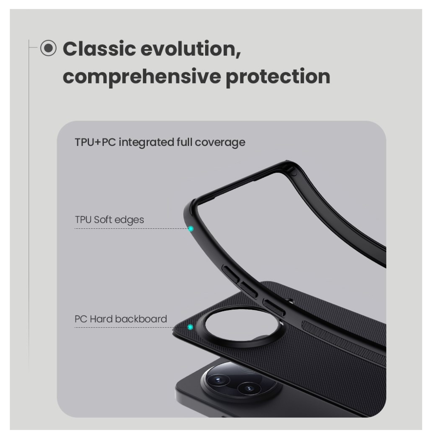 Nillkin Super Frosted Shield Xiaomi Poco F7 Pro Hoesje Back Cover Blauw afbeelding 6