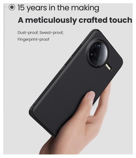 Nillkin Super Frosted Shield Xiaomi Poco F7 Pro Hoesje Back Cover Blauw afbeelding 3