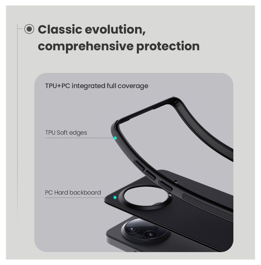 Nillkin Super Frosted Shield Xiaomi Poco F7 Pro Hoesje Back Cover Blauw afbeelding 6