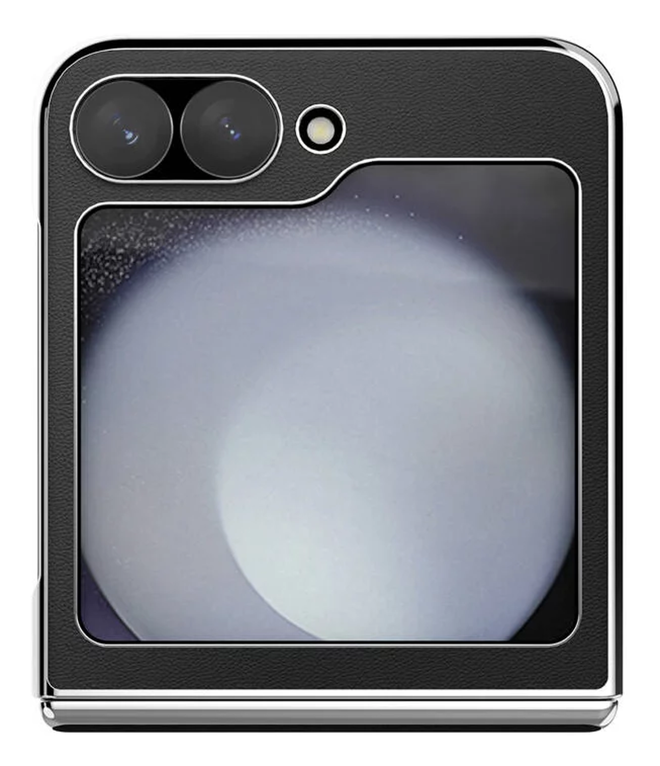 Nillkin Leather CamShield Samsung Z Flip 6 / 7 FE Hoesje met Camera Slider Zwart afbeelding 5