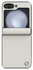 Nillkin Leather CamShield Samsung Z Flip 6 / 7 FE Hoesje met Camera Slider Wit afbeelding 1