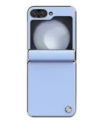 Nillkin Leather CamShield Samsung Z Flip 6 / 7 FE Hoesje met Camera Slider Paars afbeelding