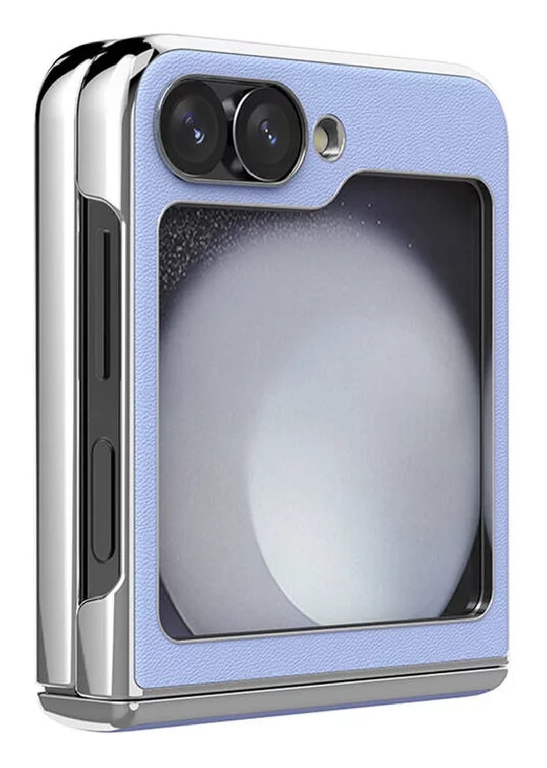 Nillkin Leather CamShield Samsung Z Flip 6 / 7 FE Hoesje met Camera Slider Paars afbeelding 4