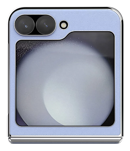Nillkin Leather CamShield Samsung Z Flip 6 / 7 FE Hoesje met Camera Slider Paars afbeelding 3