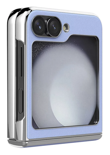 Nillkin Leather CamShield Samsung Z Flip 6 / 7 FE Hoesje met Camera Slider Paars afbeelding 4