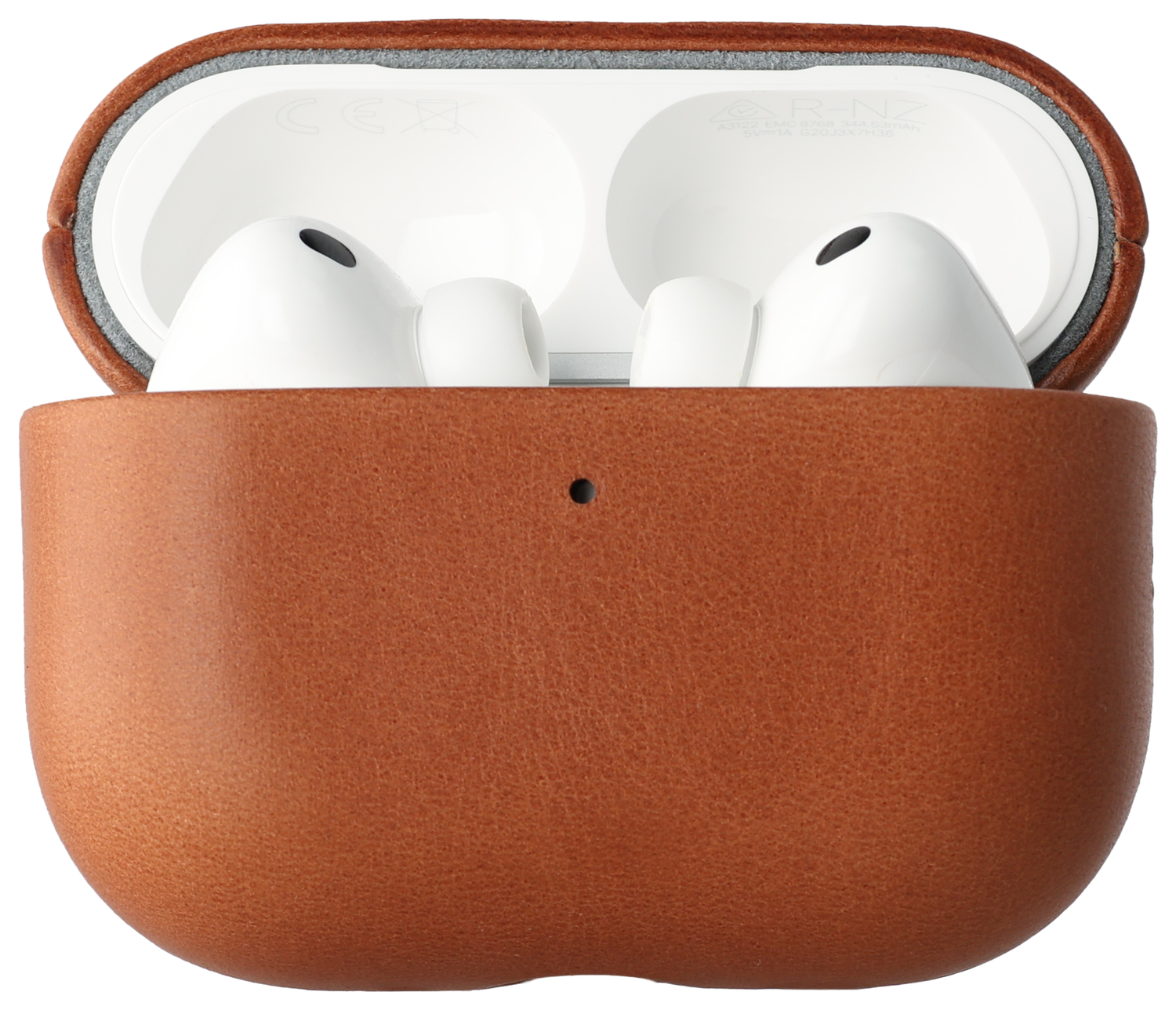 Rosso Deluxe Apple AirPods Pro 3 Hoesje Echt Leer Case Bruin afbeelding 1