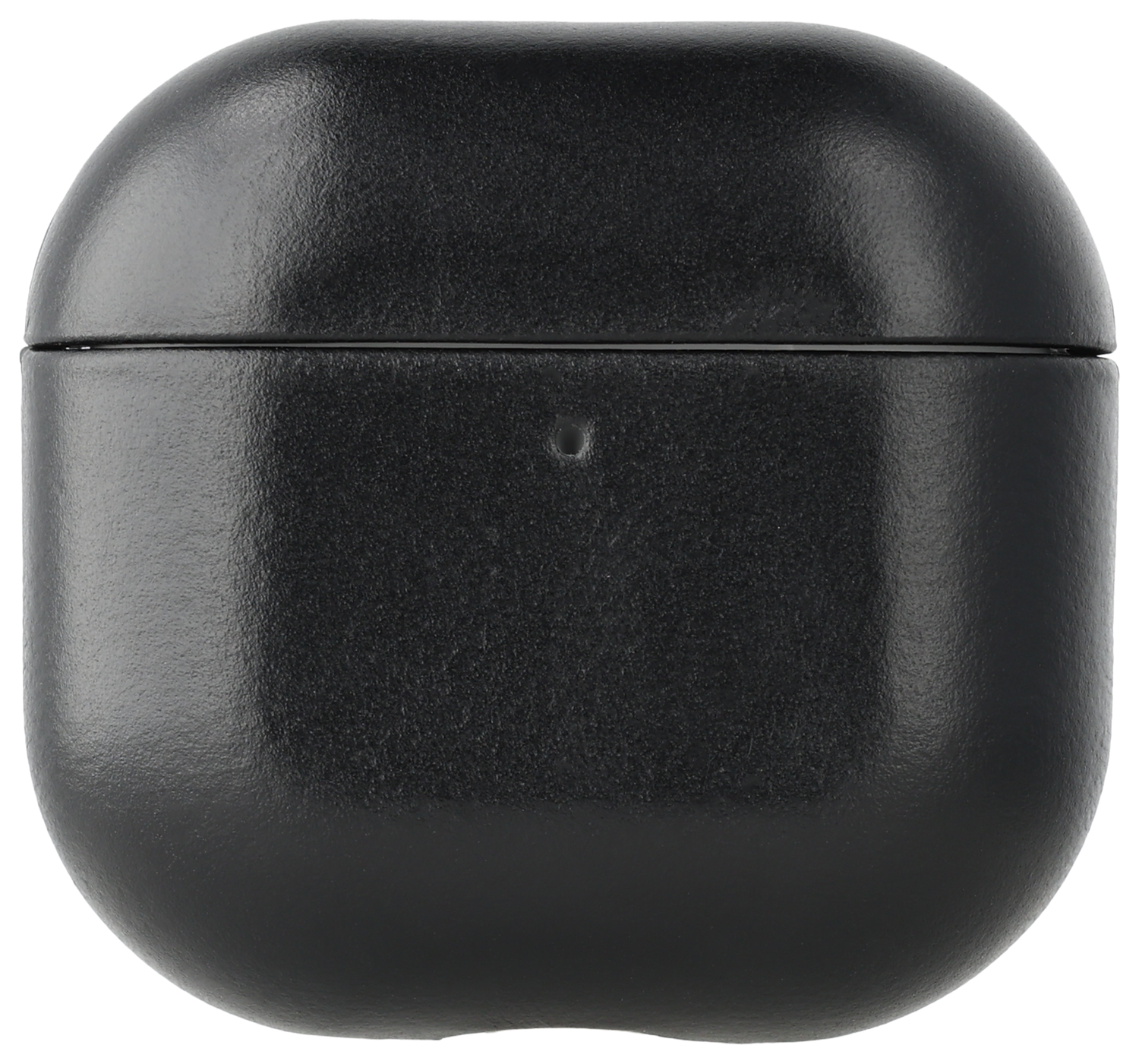 Rosso Deluxe Apple AirPods 4 Hoesje Echt Leer Case Zwart afbeelding 2