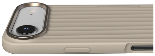Nudient Bold Case Apple iPhone Air Hoesje Siliconen met MagSafe Beige afbeelding 5