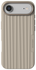 Nudient Bold Case Apple iPhone Air Hoesje Siliconen met MagSafe Beige
