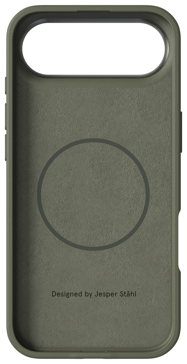 Nudient Bold Case Apple iPhone Air Hoesje Siliconen met MagSafe Groen afbeelding 4