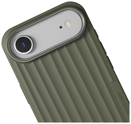 Nudient Bold Case Apple iPhone Air Hoesje Siliconen met MagSafe Groen afbeelding 3