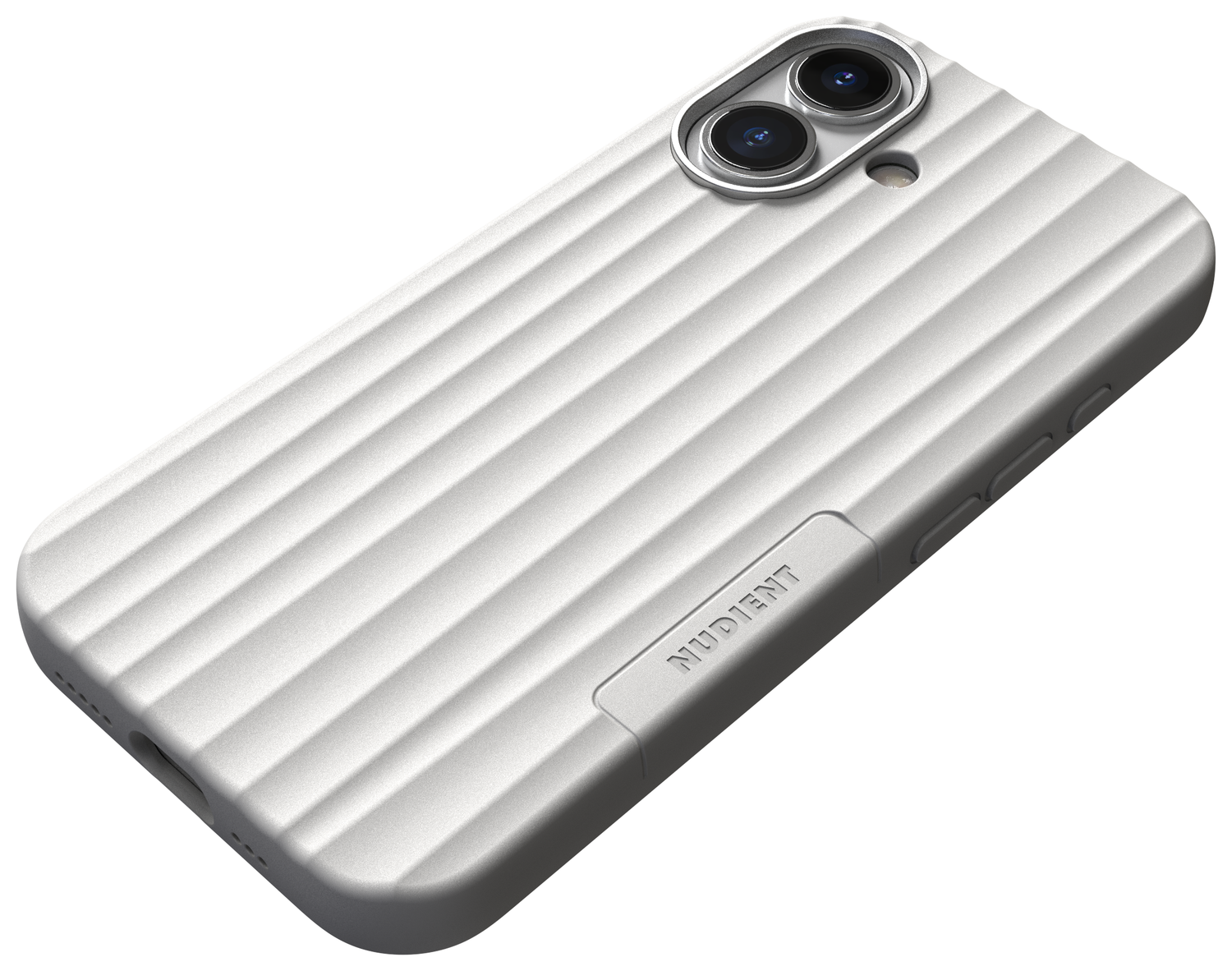 Nudient Bold Case Apple iPhone 17 Hoesje Siliconen met MagSafe Wit afbeelding 3