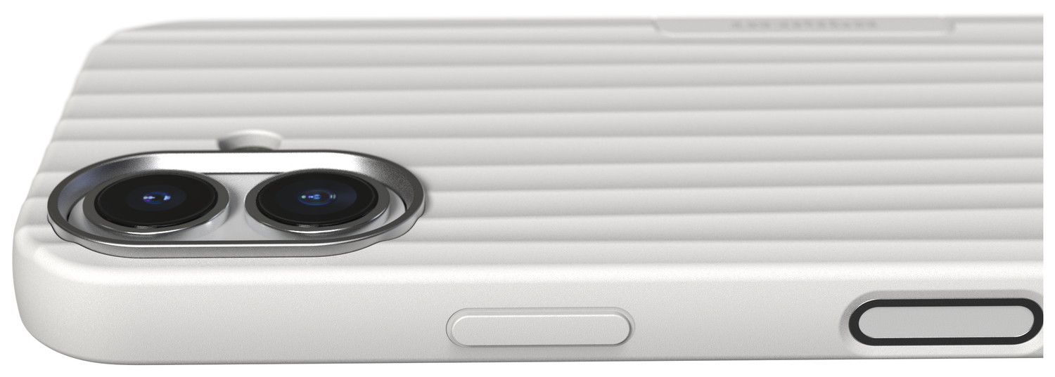 Nudient Bold Case Apple iPhone 17 Hoesje Siliconen met MagSafe Wit afbeelding 5