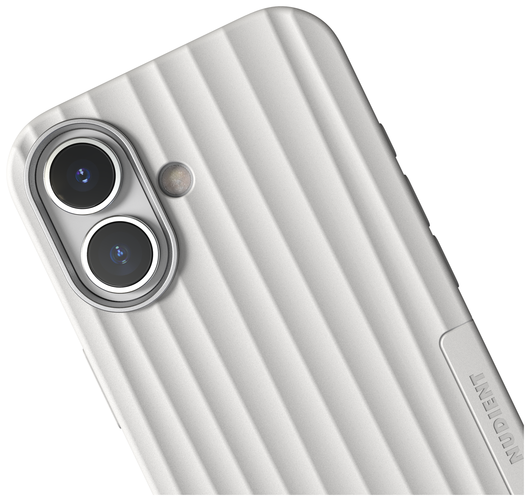 Nudient Bold Case Apple iPhone 17 Hoesje Siliconen met MagSafe Wit afbeelding 2