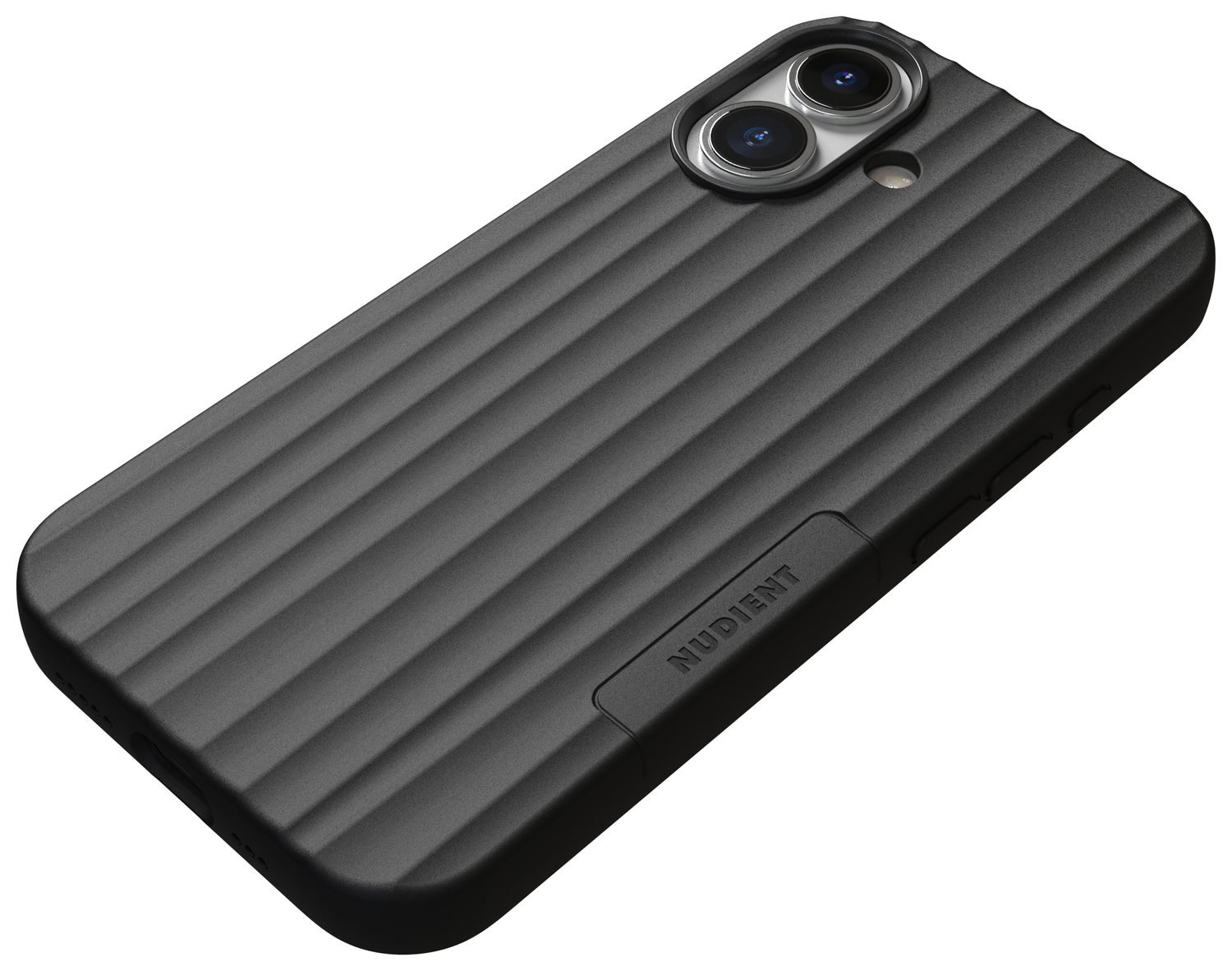 Nudient Bold Case Apple iPhone 17 Hoesje Siliconen met MagSafe Zwart afbeelding 2