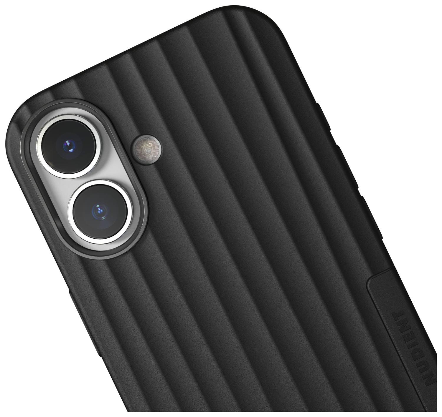 Nudient Bold Case Apple iPhone 17 Hoesje Siliconen met MagSafe Zwart afbeelding 3