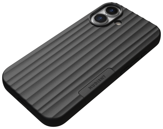 Nudient Bold Case Apple iPhone 17 Hoesje Siliconen met MagSafe Zwart afbeelding 2