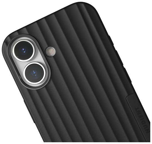 Nudient Bold Case Apple iPhone 17 Hoesje Siliconen met MagSafe Zwart afbeelding 3
