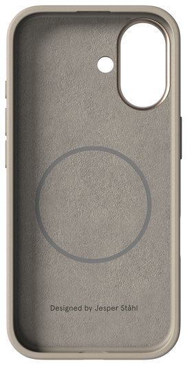 Nudient Bold Case Apple iPhone 17 Hoesje Siliconen met MagSafe Beige afbeelding 4