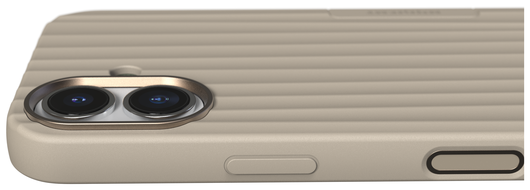 Nudient Bold Case Apple iPhone 17 Hoesje Siliconen met MagSafe Beige afbeelding 5