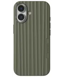 Nudient Bold Case Apple iPhone 17 Hoesje Siliconen met MagSafe Groen afbeelding